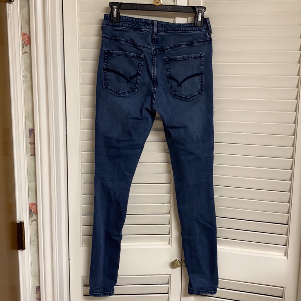 Size 7 Bullhead skinny high rise stretch jeans 28” inseam - Picture 5 of 7